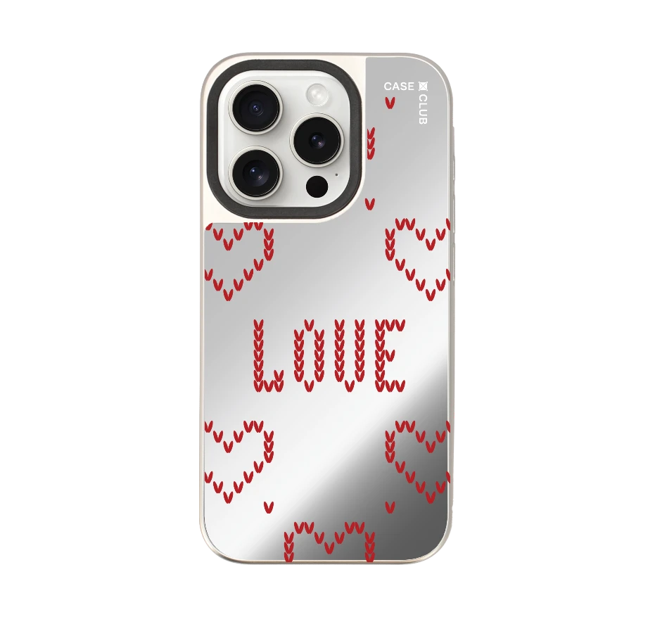 รักลายถักสีแดง