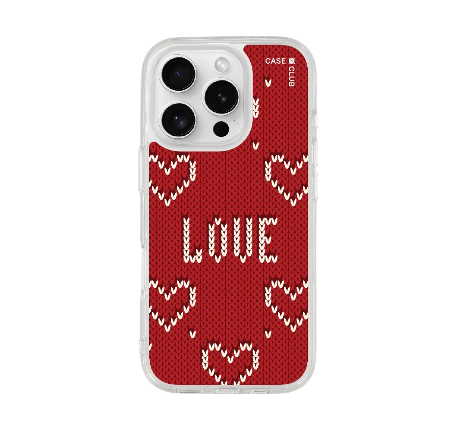 รักลายถักสีแดง