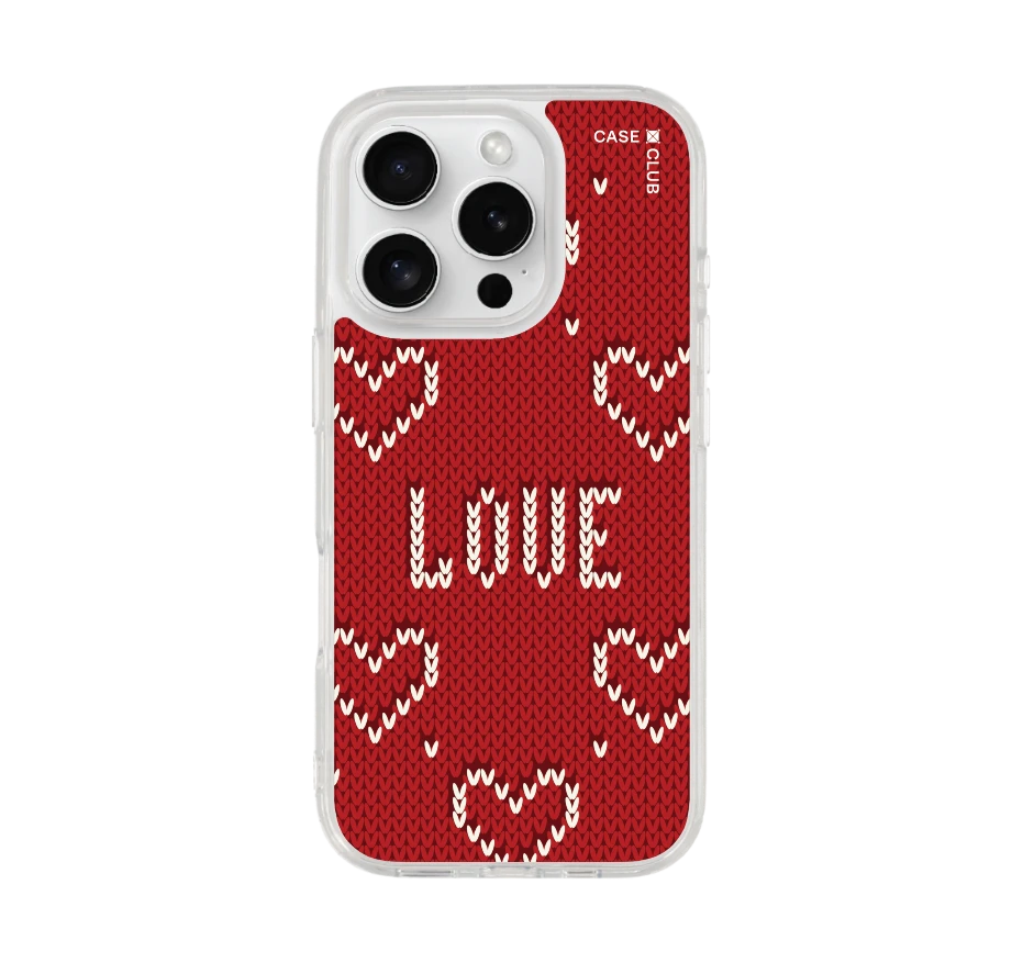 รักลายถักสีแดง