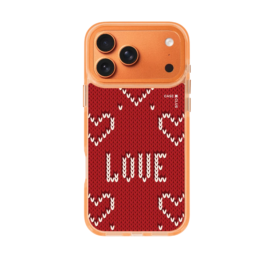 รักลายถักสีแดง