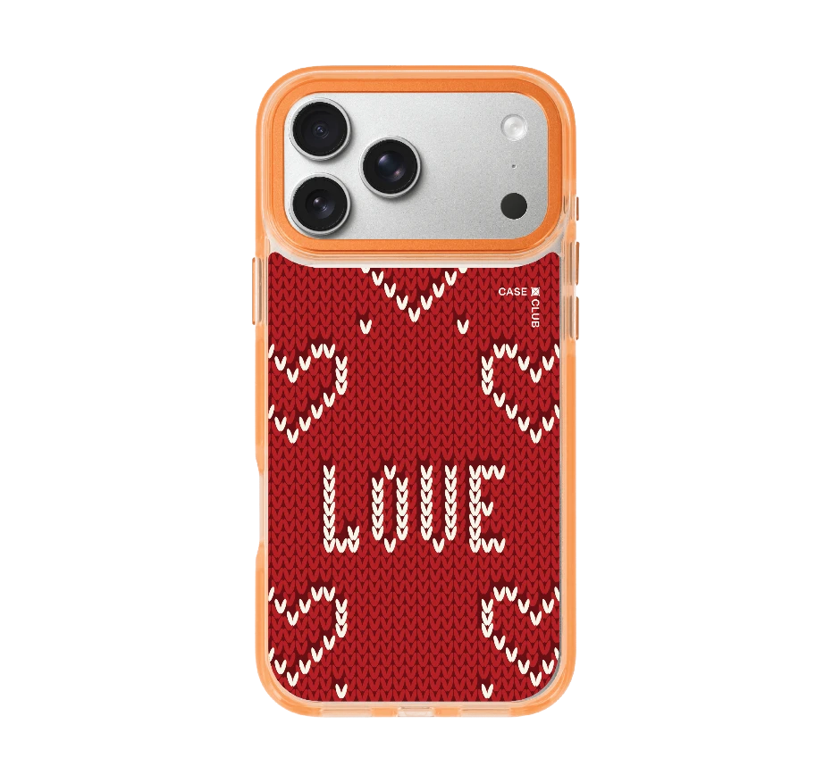 รักลายถักสีแดง