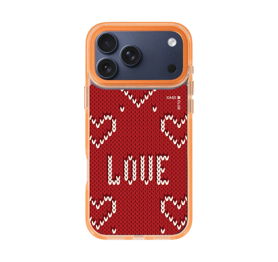 รักลายถักสีแดง