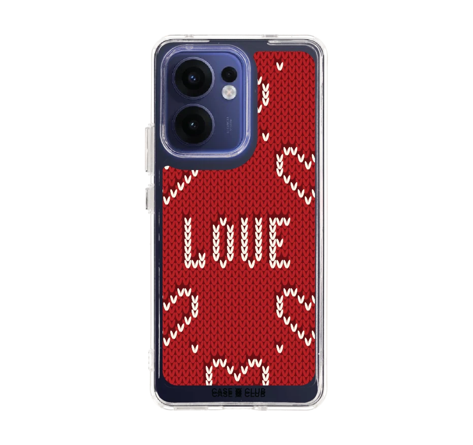 รักลายถักสีแดง