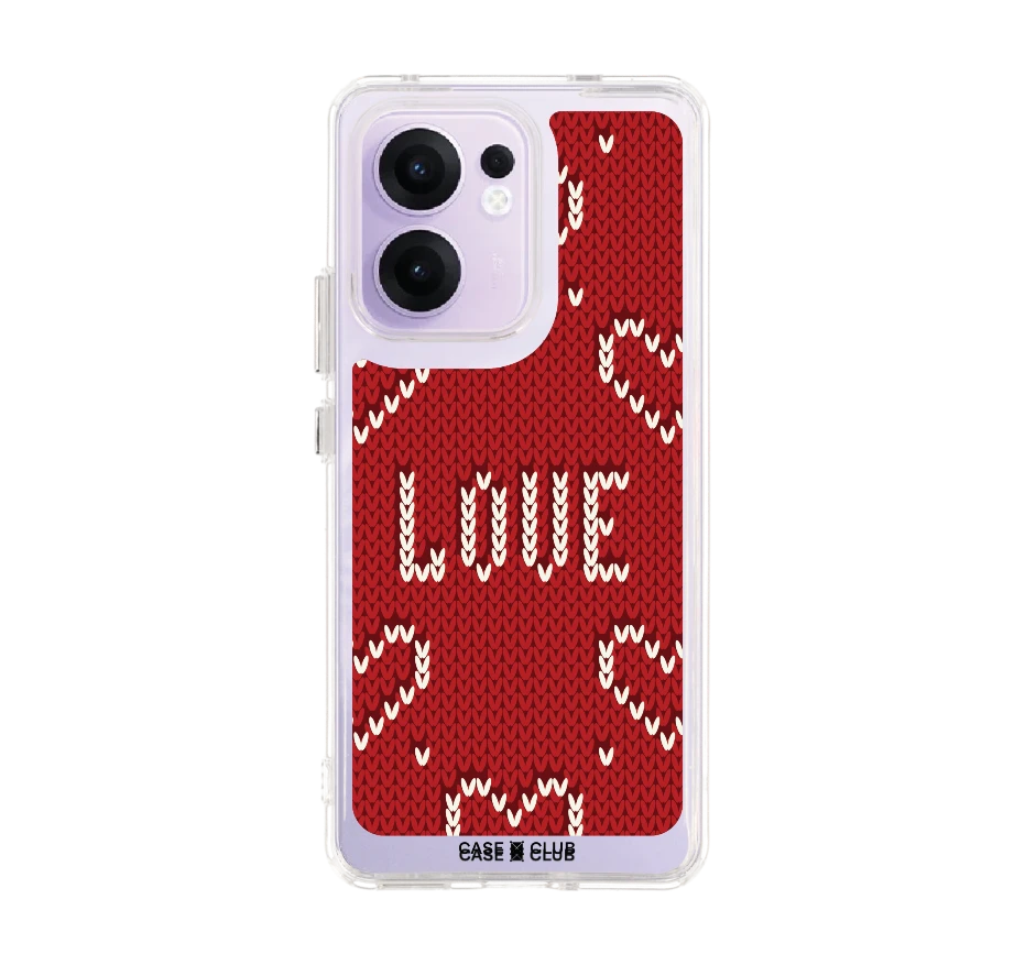 รักลายถักสีแดง