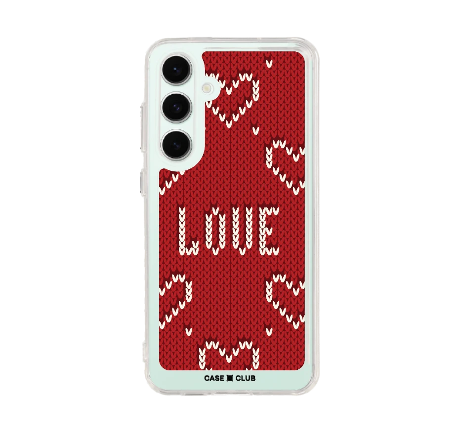 รักลายถักสีแดง