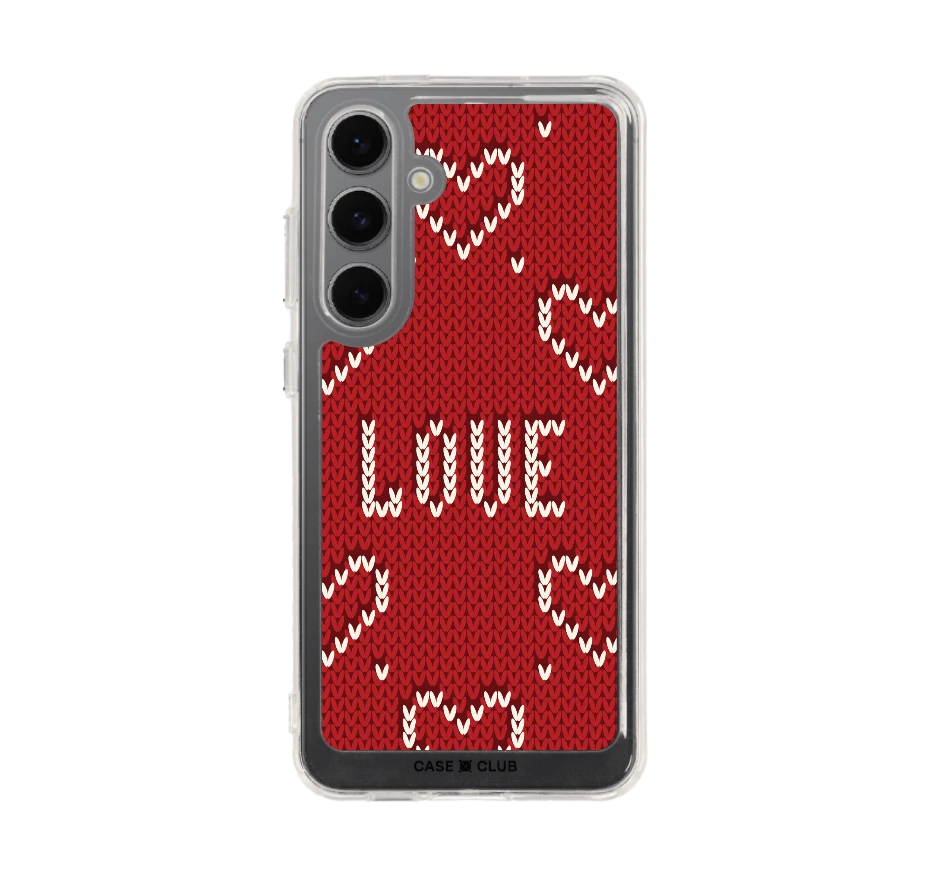 รักลายถักสีแดง