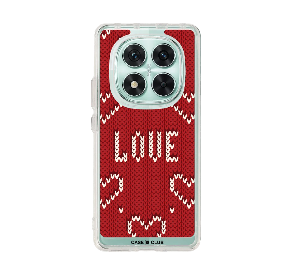 รักลายถักสีแดง