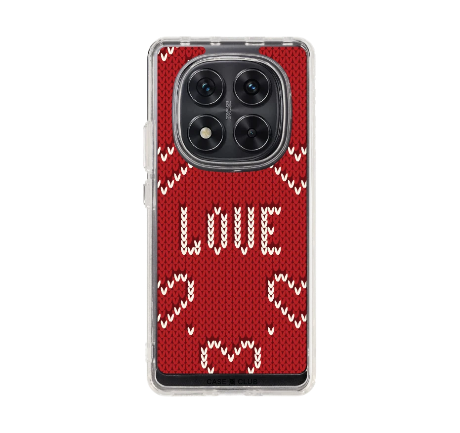 รักลายถักสีแดง