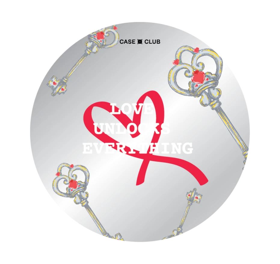 กุญแจหัวใจลายชมพู