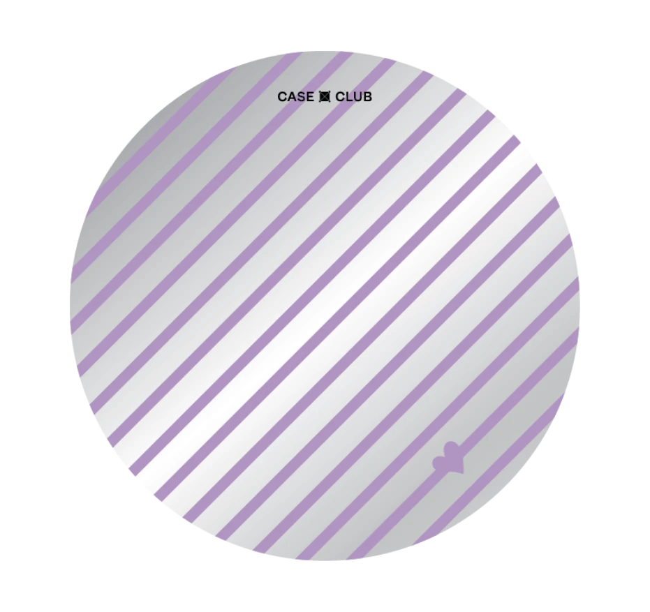 ลายทางสีม่วงพาสเทล