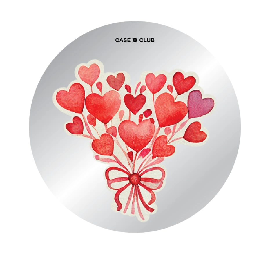 ช่อดอกไม้รูปหัวใจ