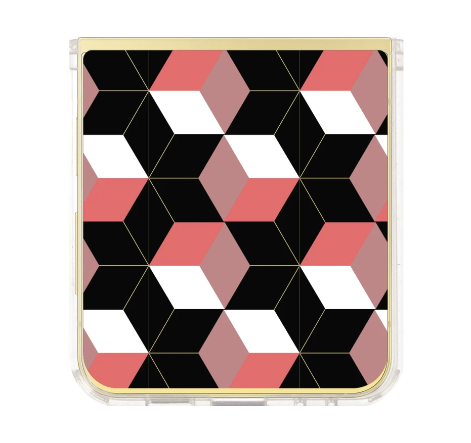 กล่องปริซึมดำชมพู