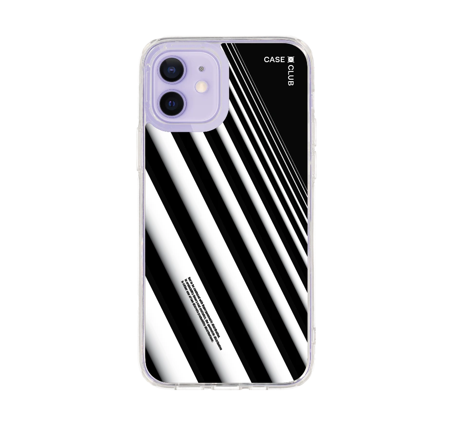 diagonal white stripes