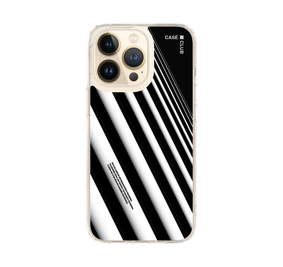 diagonal white stripes