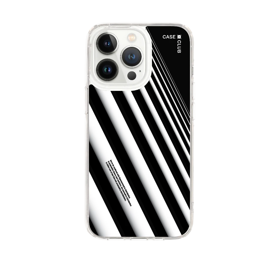 diagonal white stripes