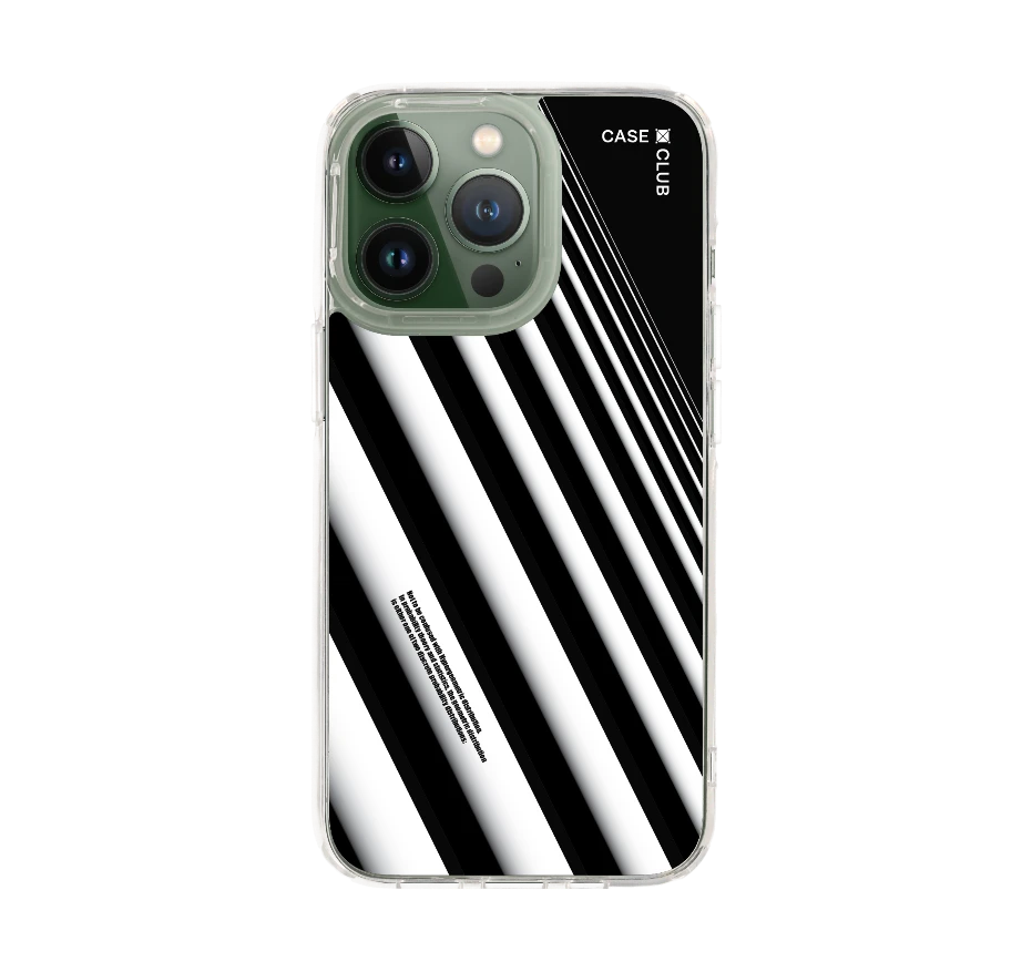 diagonal white stripes