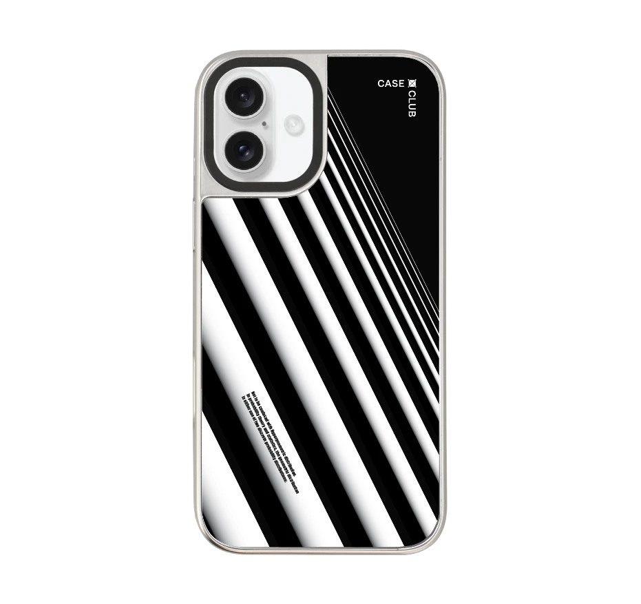 เส้นเฉียงสีขาวดำ