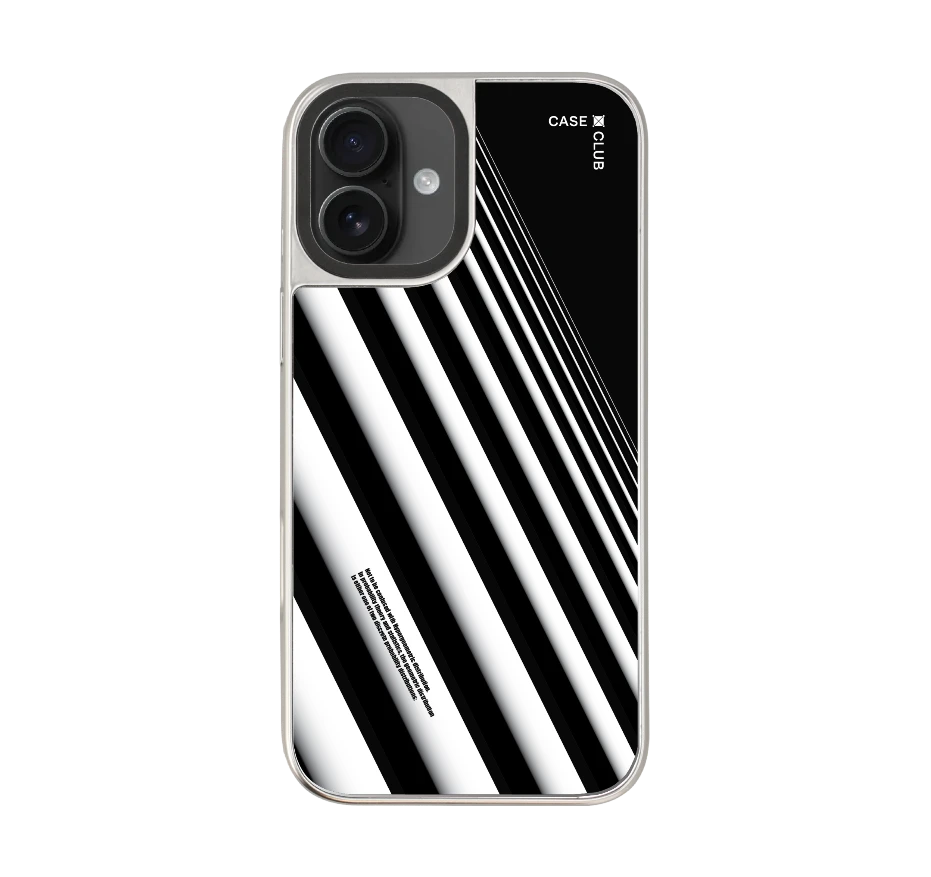 เส้นเฉียงสีขาวดำ