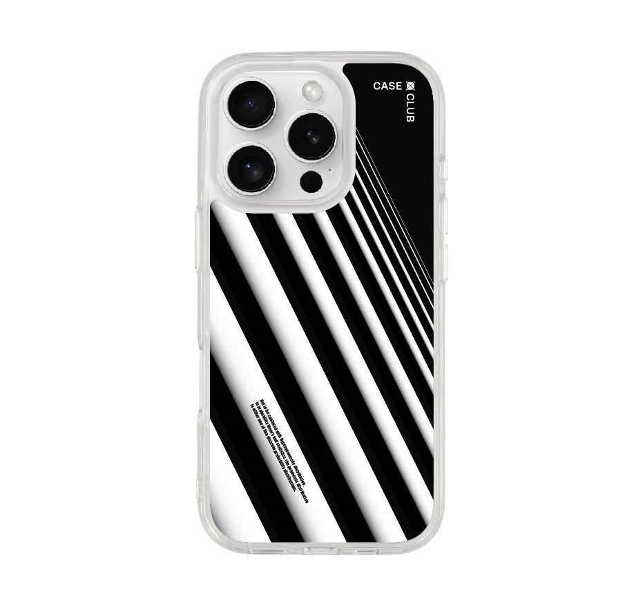 diagonal white stripes