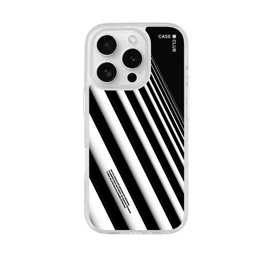 diagonal white stripes