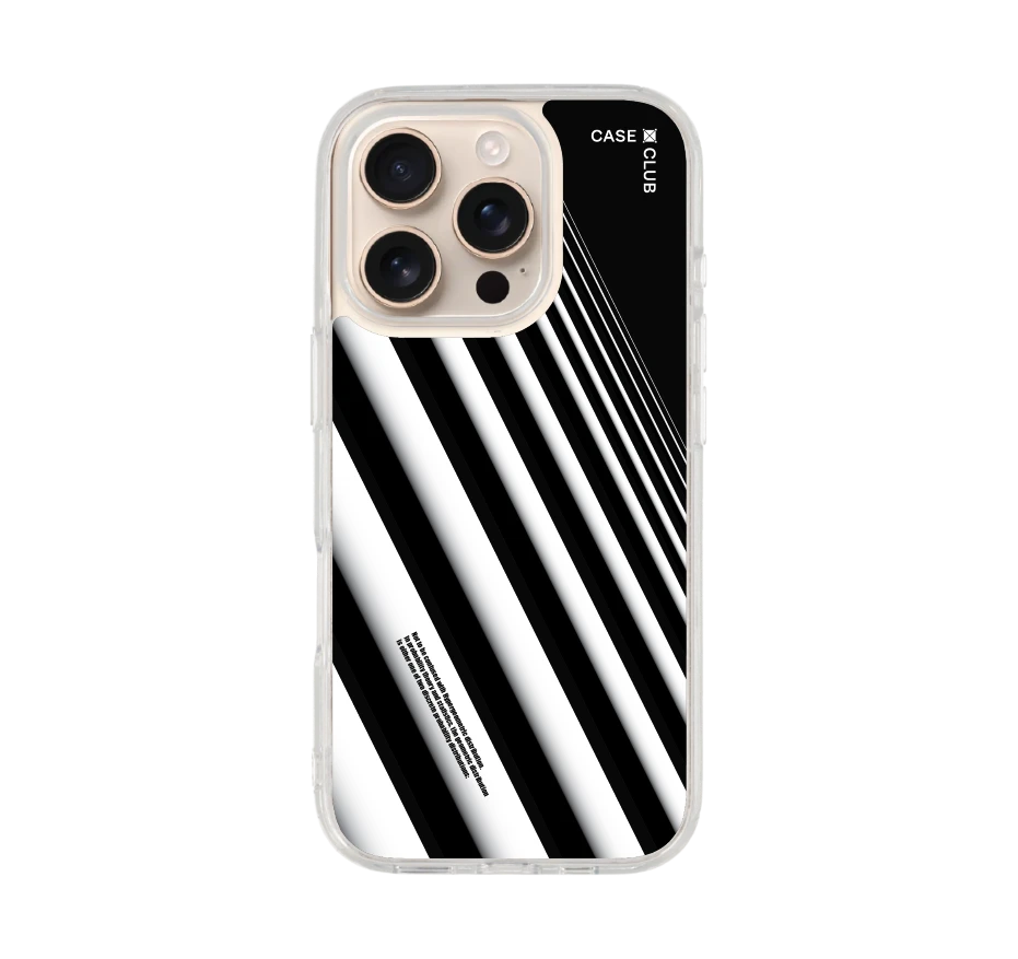diagonal white stripes
