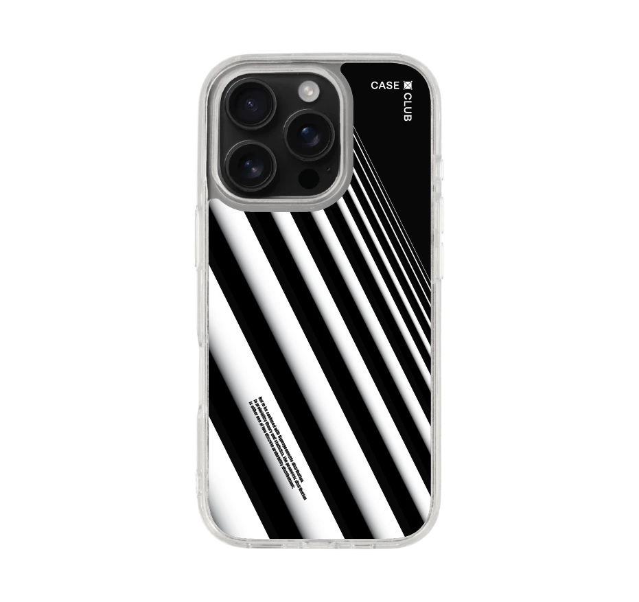 diagonal white stripes
