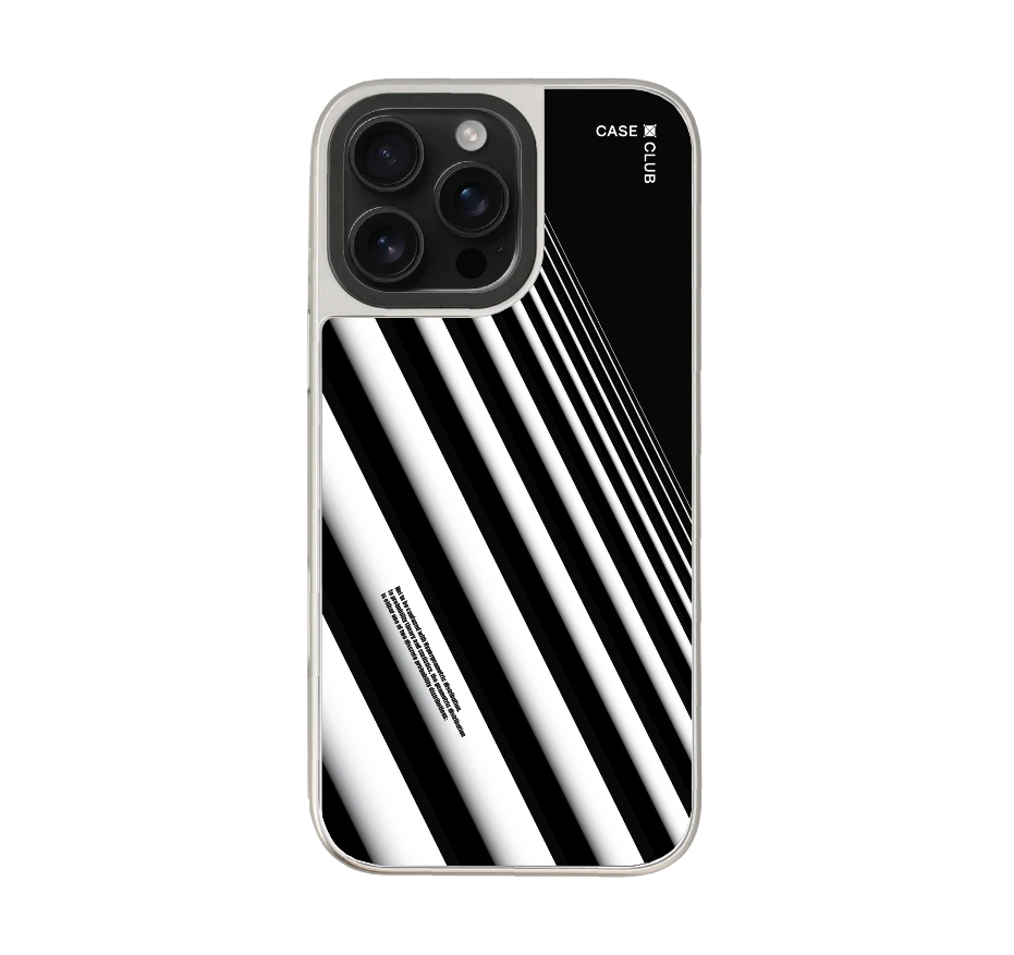 diagonal white stripes