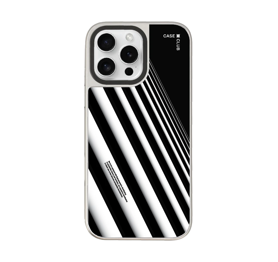 diagonal white stripes