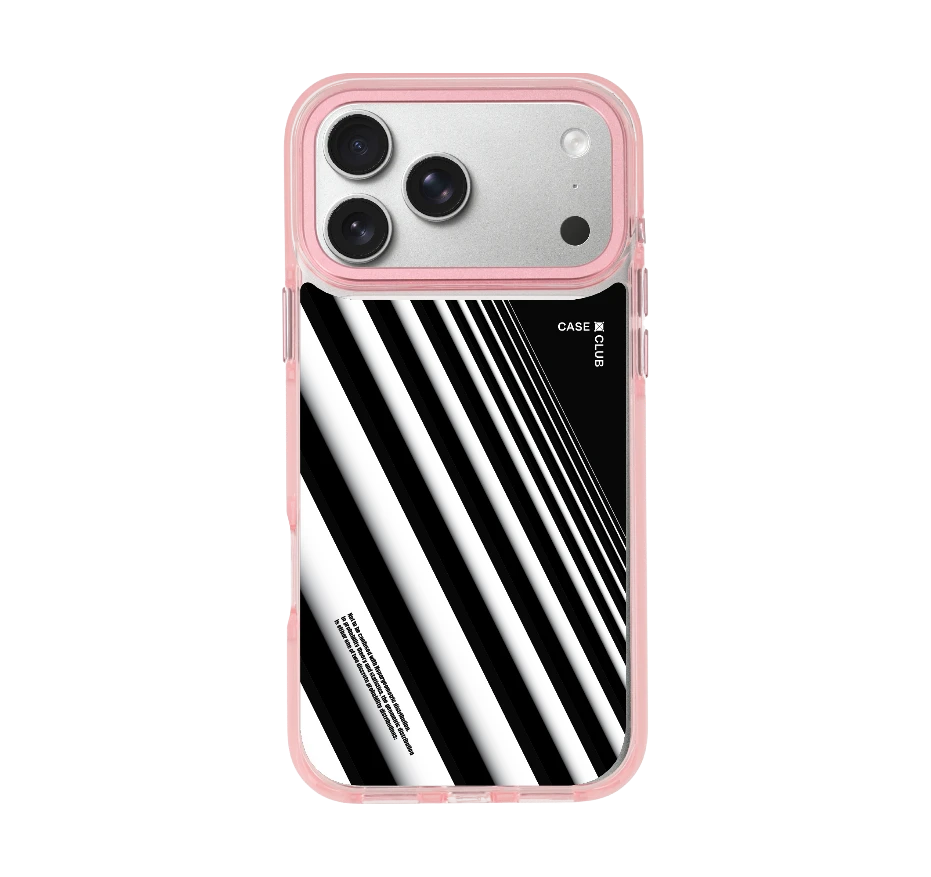 diagonal white stripes