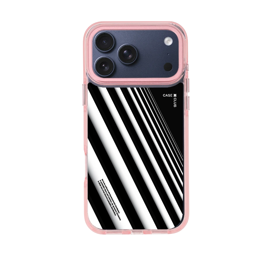 diagonal white stripes