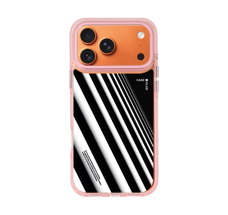 diagonal white stripes