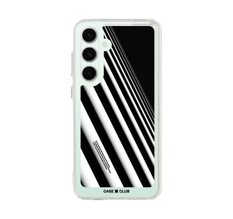 diagonal white stripes