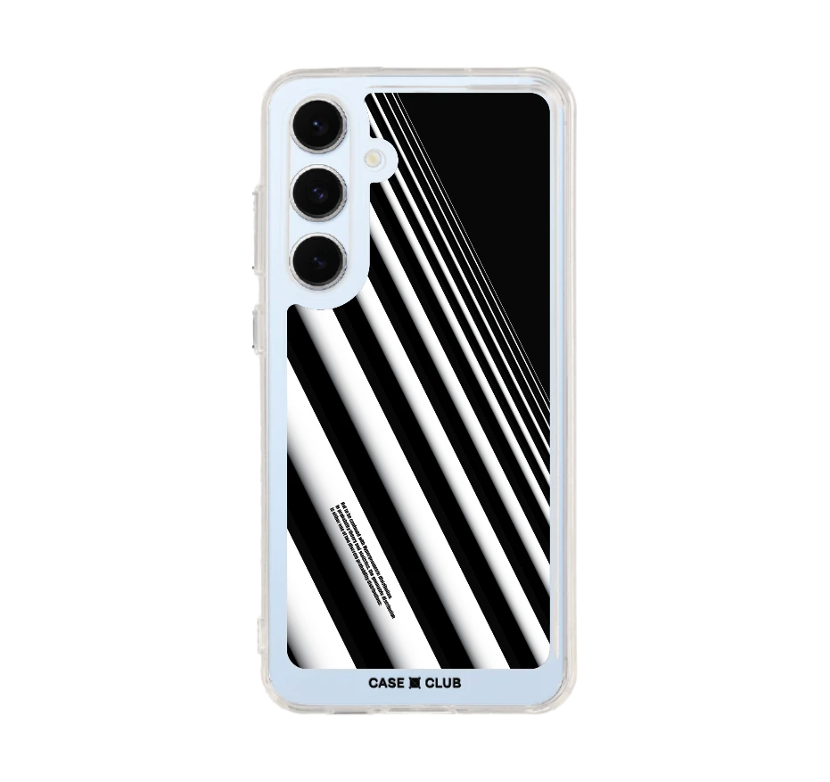 diagonal white stripes