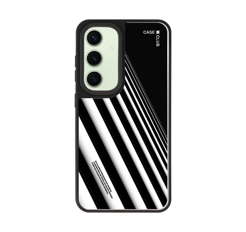 diagonal white stripes