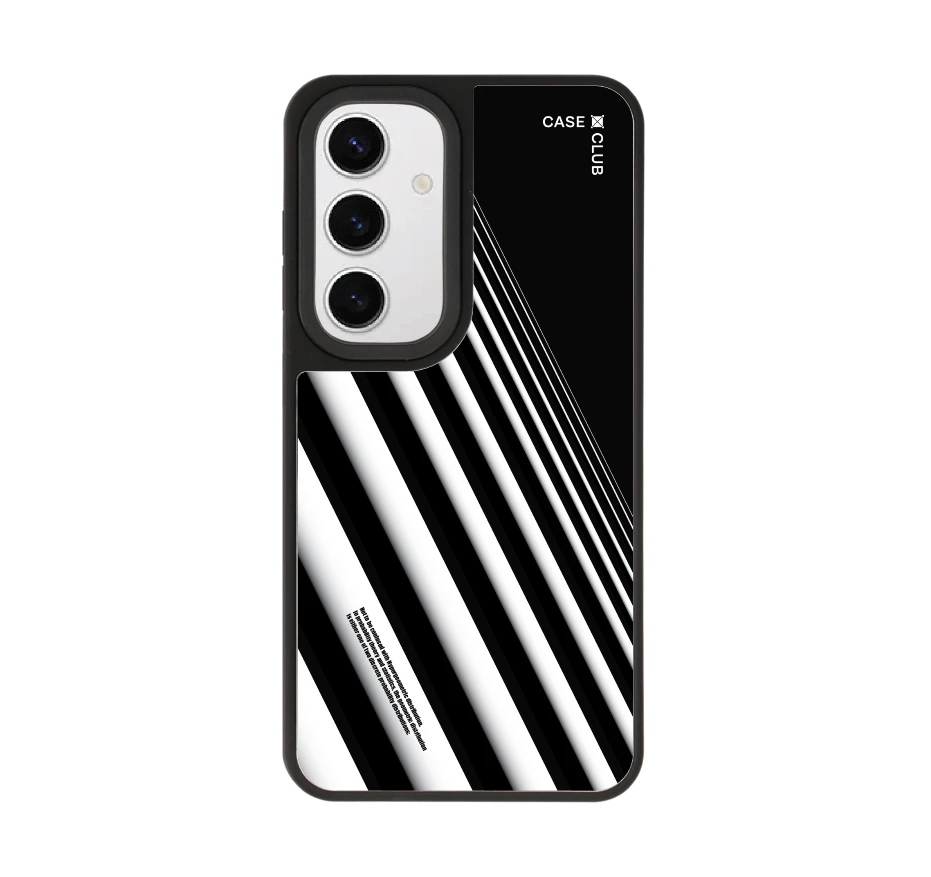 diagonal white stripes