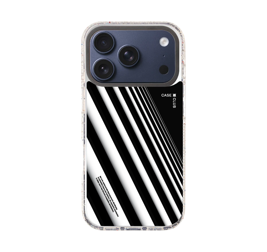 diagonal white stripes