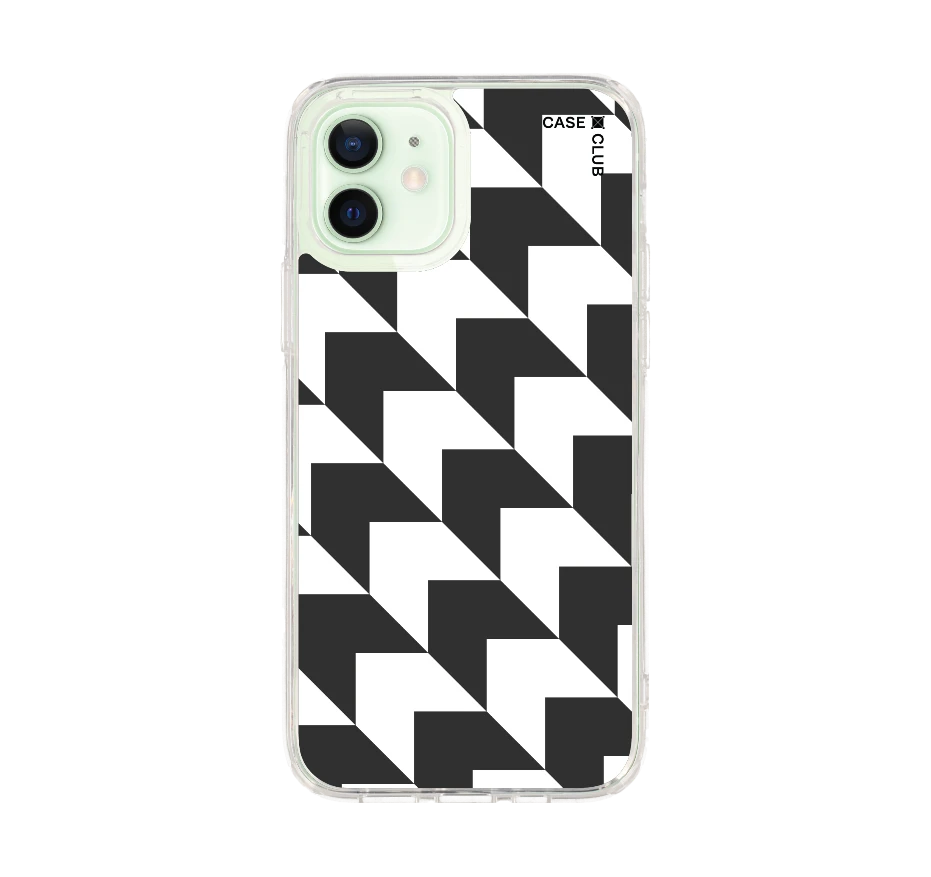 mono houndstooth