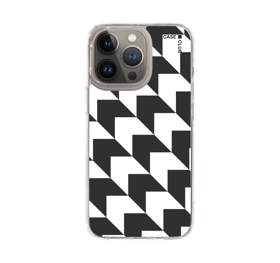 mono houndstooth