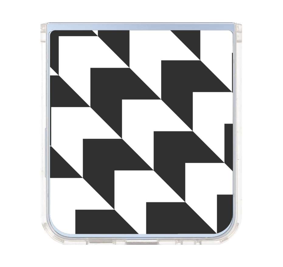 mono houndstooth
