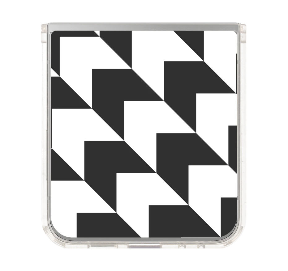 mono houndstooth