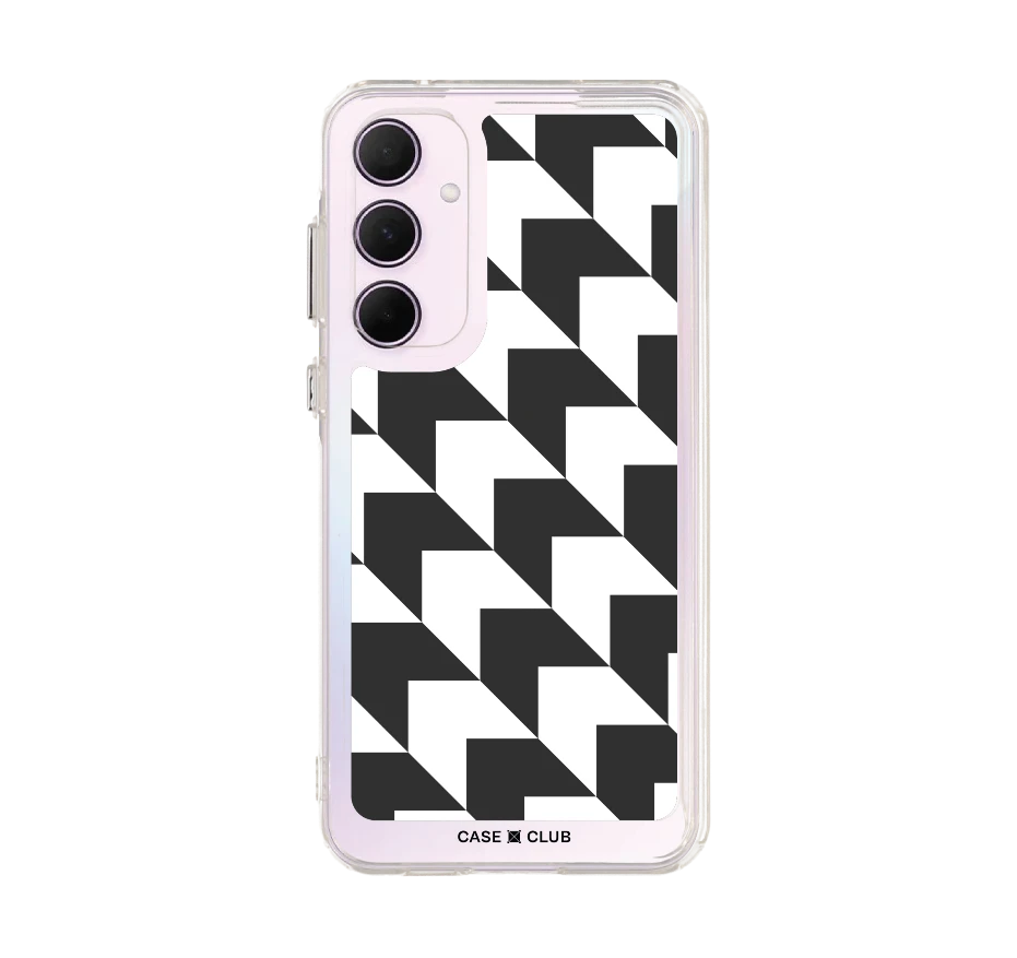 mono houndstooth