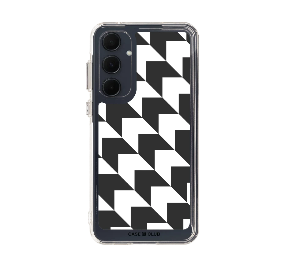 mono houndstooth