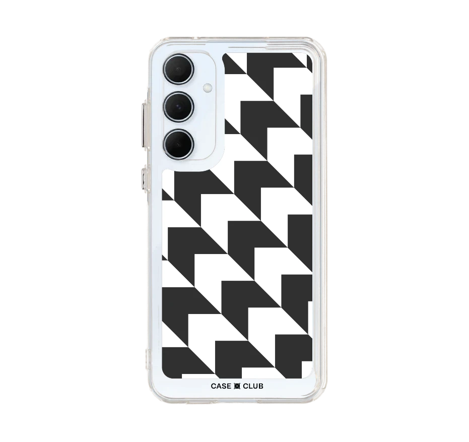 mono houndstooth