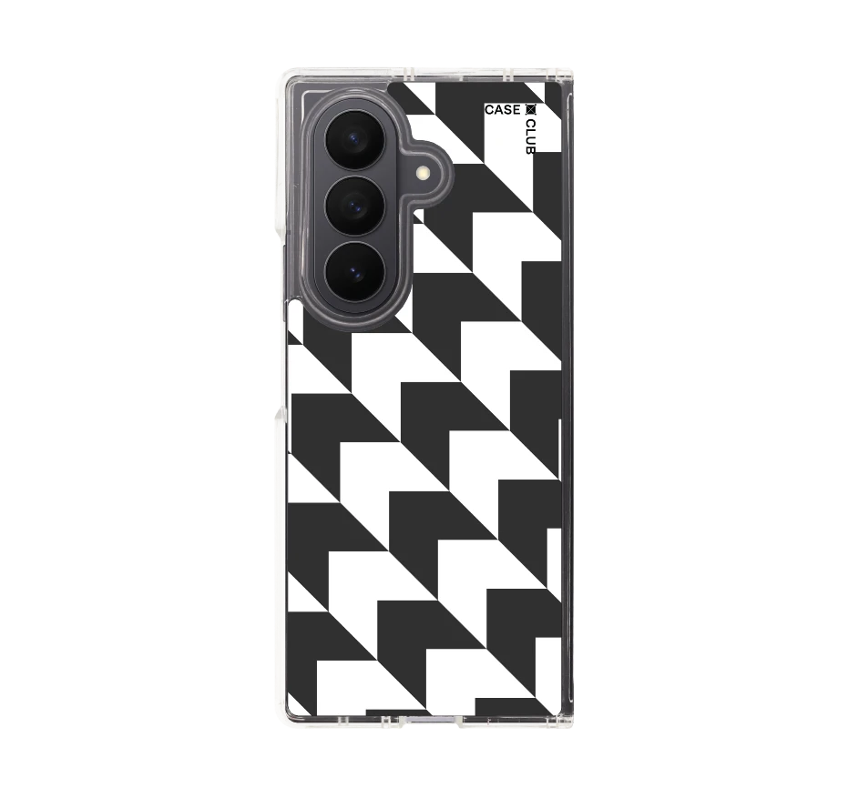 mono houndstooth