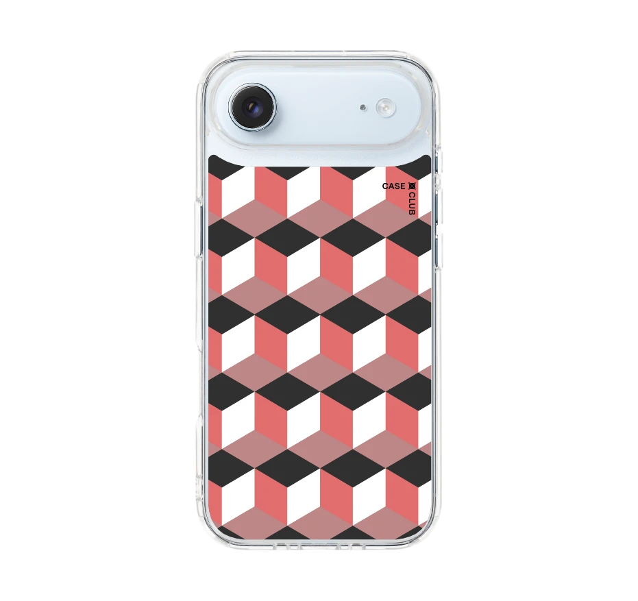 กล่องเรขาคณิตสีทับทิม