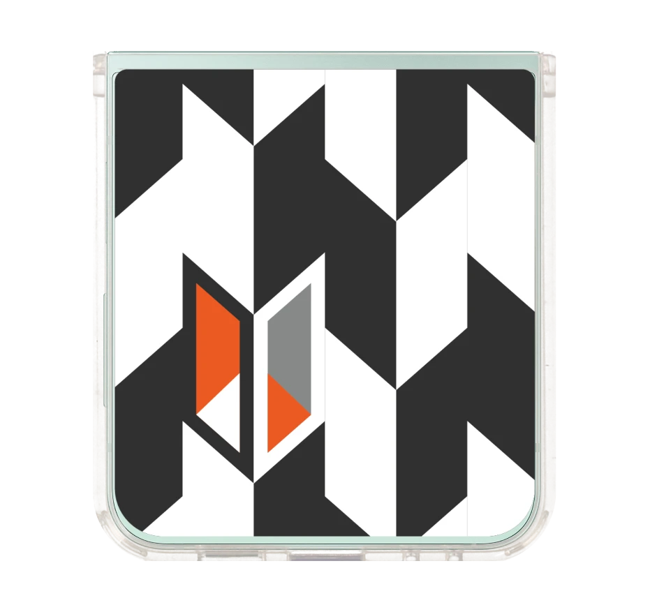 vertical houndstooth