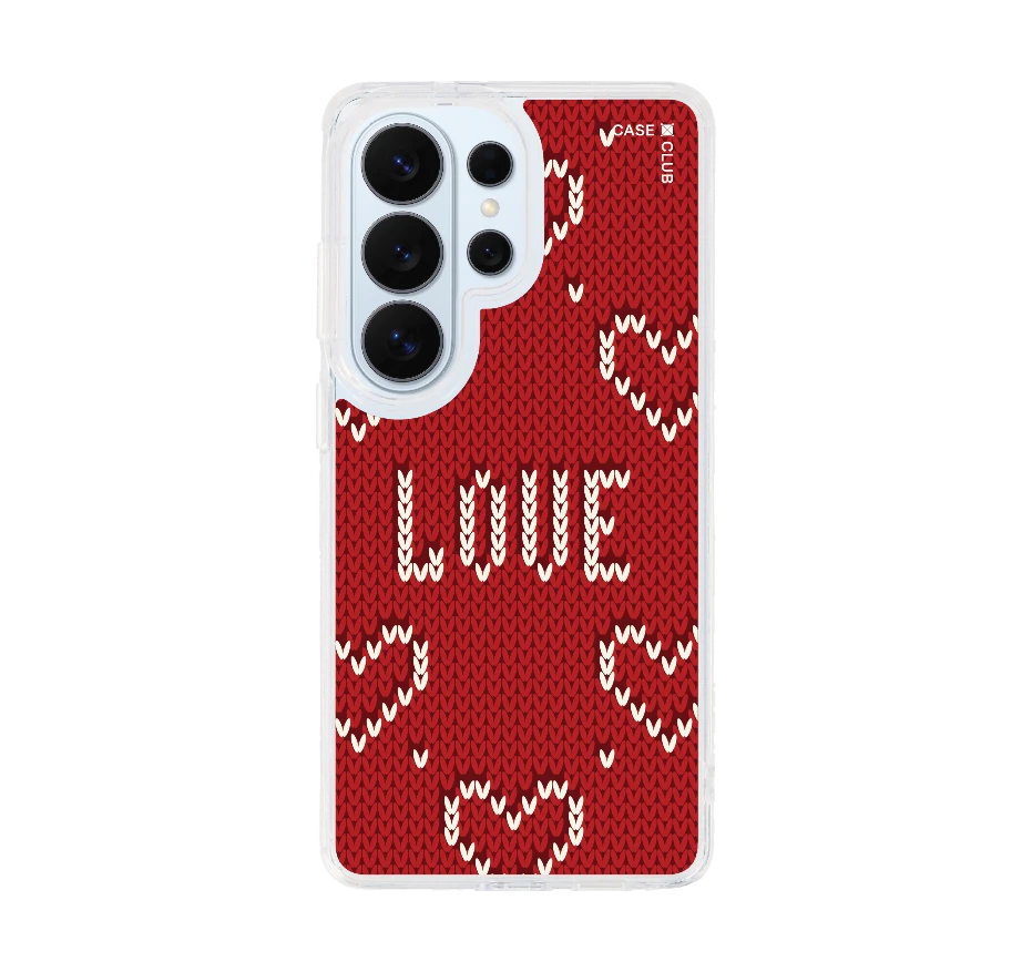 รักลายถักสีแดง