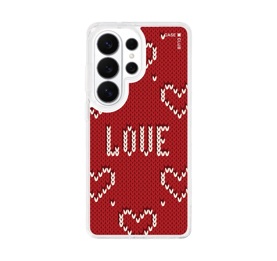 รักลายถักสีแดง