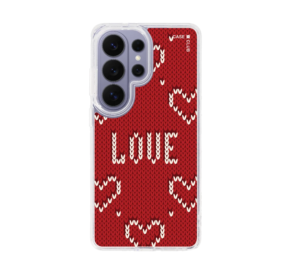 รักลายถักสีแดง