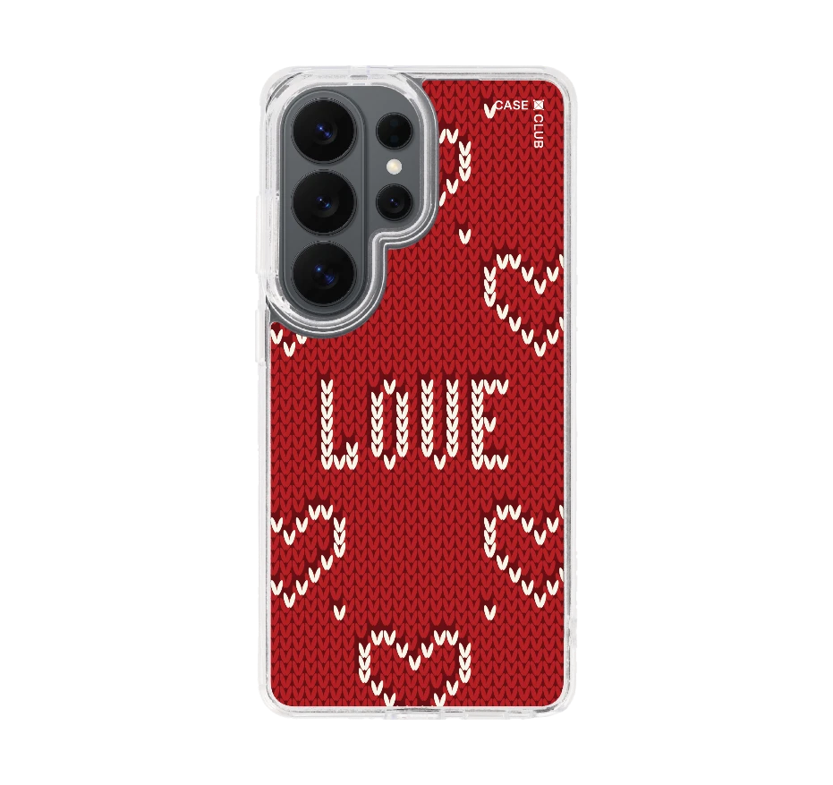 รักลายถักสีแดง